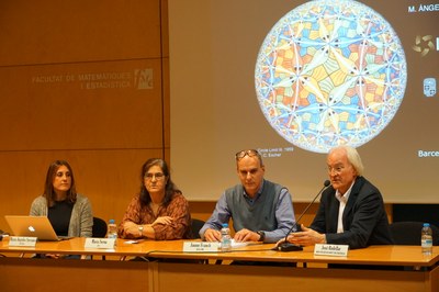 Gravació i fotos del Col·loqui FME-UPC a càrrec d'Ángeles Serrano