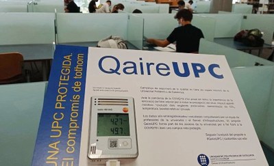 Instal·len sondes a aules de l'FME per monitorar la qualitat de l'aire interior