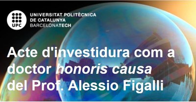 Cerimònia d'investidura del Prof. Figalli com a doctor honoris causa per la UPC