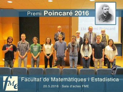 Ja hi ha treballs guanyadors del Premi Poincaré 2016