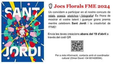 Jocs Florals FME 2024 - Esprem la teva creativitat i guanya grans premis!