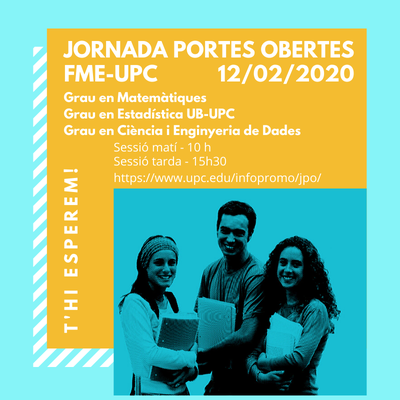 Jornada de Portes Obertes FME-UPC 2020: Et convidem a canviar el món amb la UPC!