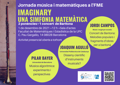 Jornada "Imaginary, una simfonia matemàtica": música i matemàtiques a l'FME