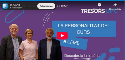 La personalitat del curs FME protagonista en el portal digital "Tresors UPC"