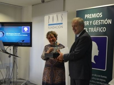 La professora Lídia Montero guanya el premi "Mujer y Gestión del Tráfico"