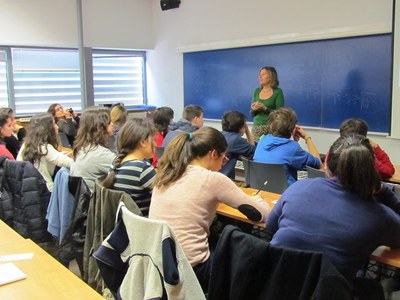 La professora M. Rosa Massa, del Departament de Matemàtica Aplicada I de la UPC, vocal del nou grup d'Història de les Matemàtiques de la RSME