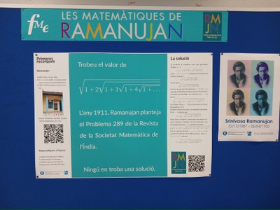 Les matemàtiques de Ramanujan i la deessa Namagiri al vestíbul de l'FME