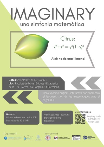 L'exposició IMAGINARY, UNA SIMFONIA MATEMÀTICA arriba a l'FME