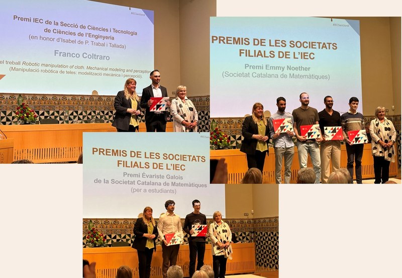 L'FME s'emporta 5 reconeixements dels premis atorgats per l'Institut d'Estudis Catalans - convocatòria Sant Jordi 2024