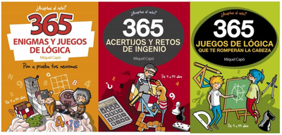 Llibres de divulgació i d'enginy matemàtic de Miquel Capó, matemàtic de l'FME, cada setmana a El País