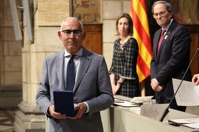 Lliurament de la medalla Narcís Monturiol al mèrit científic i tecnològic al catedràtic de la UPC Marc Noy