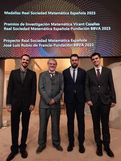 Lliurament de premis de la RSME i la Fundació BBVA amb matemàtics FME com a flamants protagonistes