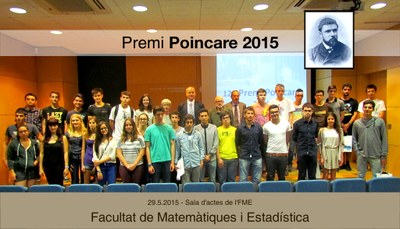 Lliurats els Premis Poincaré 2015: tota la informació de l'acte a l'abast (fotos, vídeo, resolució del jurat)