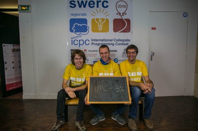 Nou èxit dels equips FME-CFIS-UPC al concurs de programació SWERC 2018