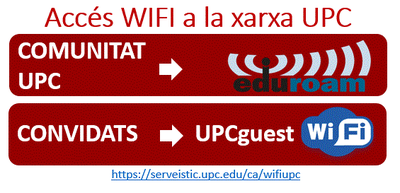 A partir del 22 de febrer es posa en marxa la nova xarxa wifi UPCGuest per a usuaris convidats