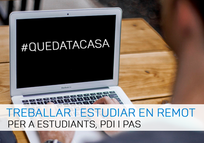 Recull d'eines per a estudiantat, PDI i PAS #QuedatACasa