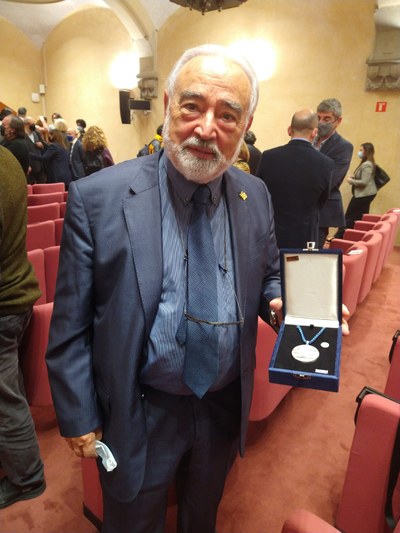 Sebastià Xambó, distingit amb una de les medalles Narcís Monturiol que atorga la Conselleria de Recerca i Universitats