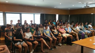 Sessions de benvinguda per als nous estudiants del Grau en Matemàtiques i del Grau en Estadística UB-UPC curs 2017-2018