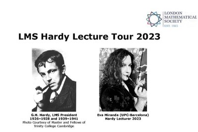 Tret de sortida del "Hardy Tour" amb la professora Eva Miranda (Dept. Matemàtiques UPC)