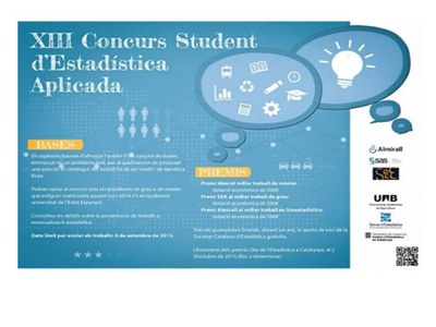 XIII Concurs Student d'Estadística Aplicada